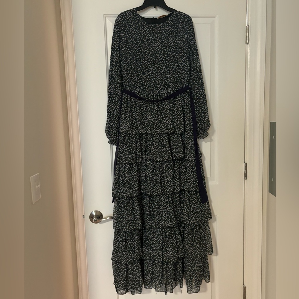Floral ruffle dress